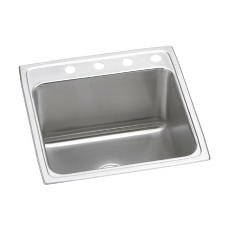 Elkay Lustertone Ss 22X22X12.125 Single Bowl Drop-In Sink MDLR2222121